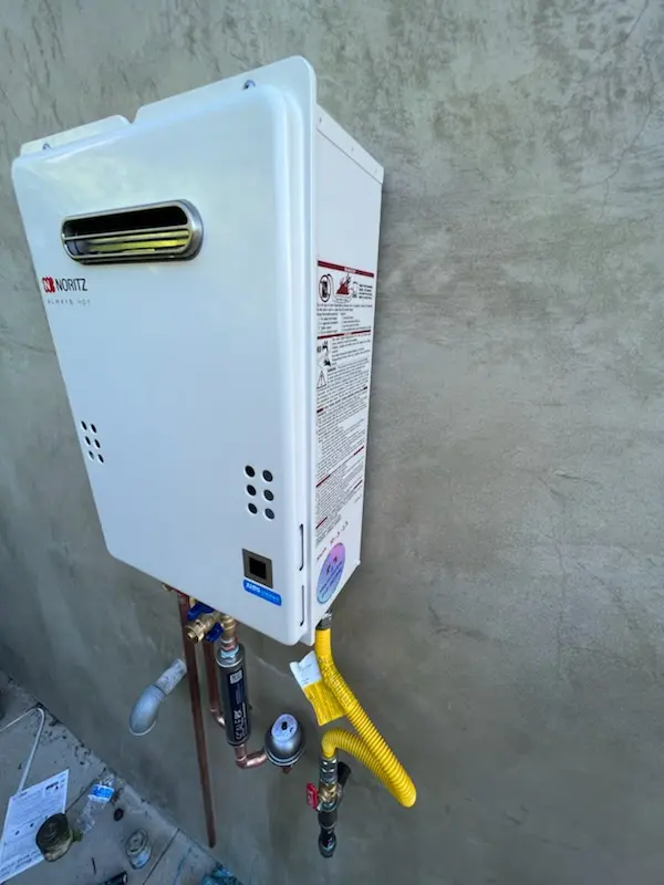 Tankless water heater installation for Sunset Gardens homes